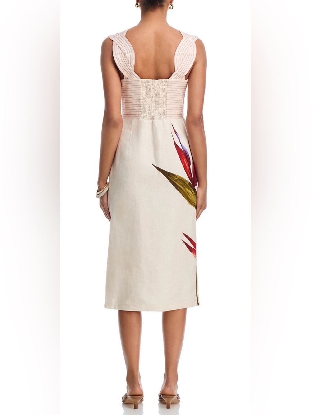FARM Rio Strelitzia Linen Midi Dress - Picture 4 of 8